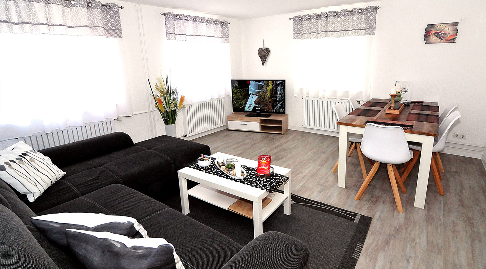 Wohnzimmer der Ferienwohnung